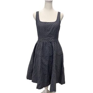 Marc by Marc Jacobs Blue Polka Dot Dress with pockets. Size 6